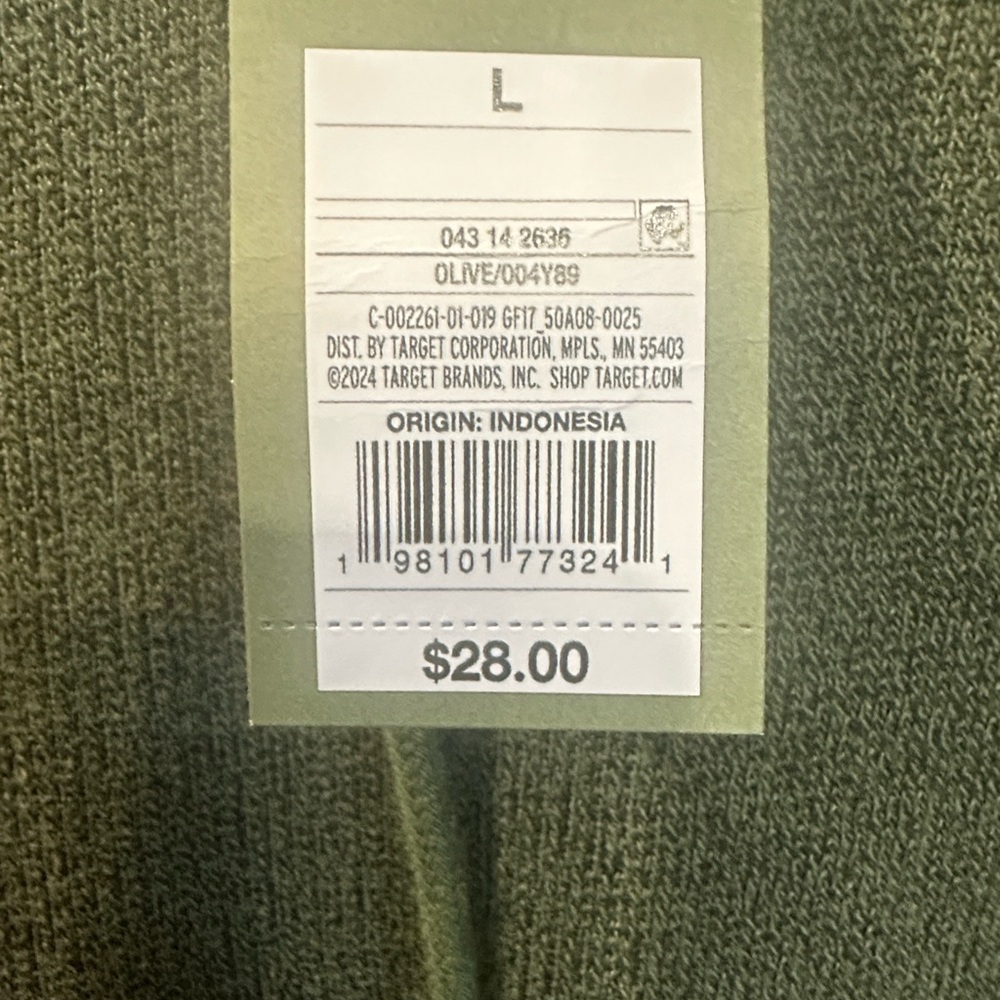 Goodfellow & Co Olive Shirt - Picture 2 of 2